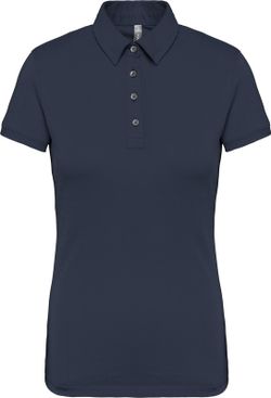 Jersey-Kurzarm-Polohemd für Damen