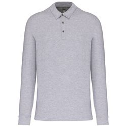 Polo jersey manches longues homme