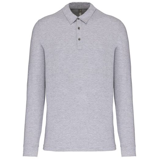 Polo jersey manches longues homme