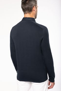 Polo jersey manches longues homme