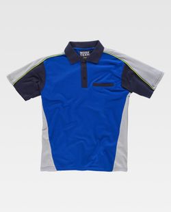 Polo linea 5 Azulina / Gris Claro / Marino