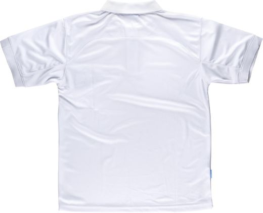 100% Polyester Weißes Kurzarm-Poloshirt