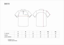 Polo 100% poliéster de manga curta azul marinho