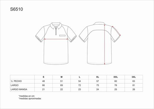 Polo 100% poliéster de manga curta azul marinho