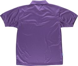 100% Polyester lila Kurzarm Poloshirt