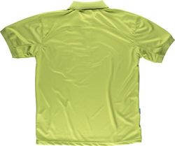 Grünes Kurzarm-Poloshirt aus 100% Polyester