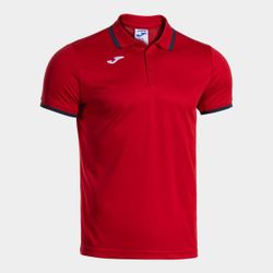 Combi Premium Short Sleeve Polo Red Dark Navy
