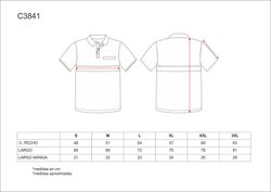 Kurzärmliges Poloshirt mit kombinierter Passe, Brusttasche und reflektierendem Klebeband Navy Orange AV