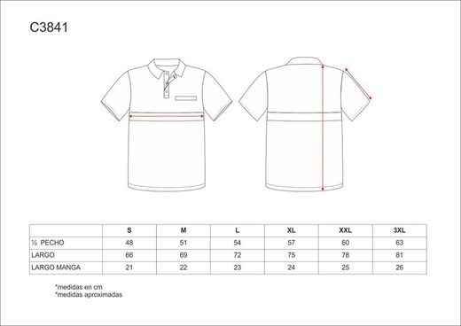 Kurzärmliges Poloshirt mit kombinierter Passe, Brusttasche und reflektierendem Klebeband Navy Orange AV