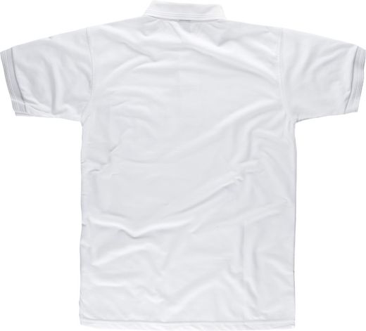 Kurzärmliges Poloshirt mit Brusttasche Weiß