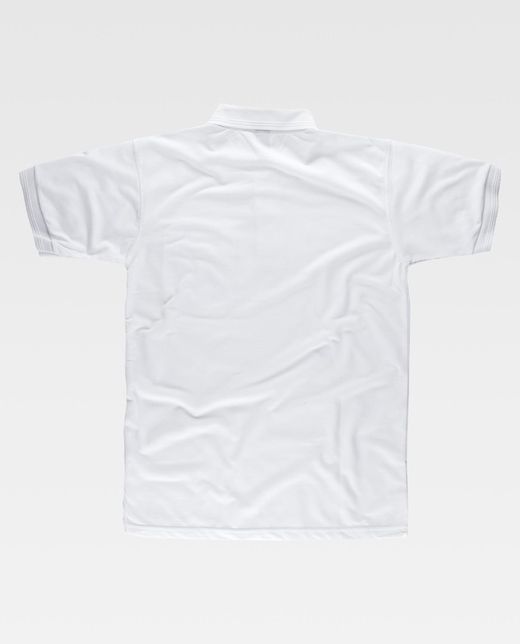 Kurzärmliges Poloshirt mit Brusttasche Weiß