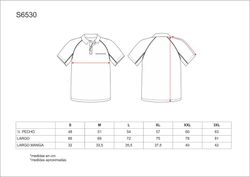 Polo a maniche corte elastica, combinato blu navy