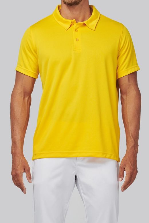 Polo de manga curta masculina