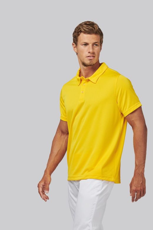 Polo de manga curta masculina