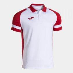 Lider Short Sleeve Polo White Red
