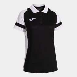 Polo Manga Corta Lider Negro Blanco