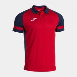 Lider Short Sleeve Polo Red Navy Blue