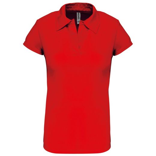 Kurzarm Poloshirt Frau