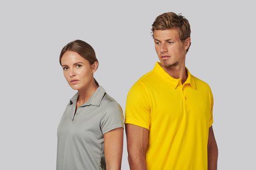 Kurzarm Poloshirt Frau