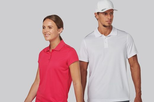 Kurzarm Poloshirt Frau