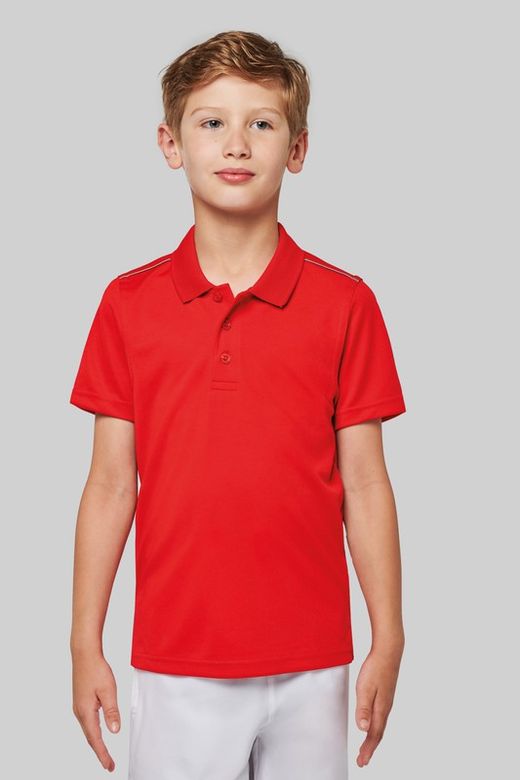 Polo da bambino a maniche corte