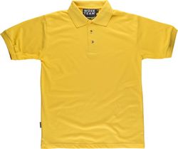 Polo manga corta sin bolsillo Amarillo