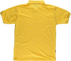 Kurzärmliges Poloshirt ohne Tasche Gelb