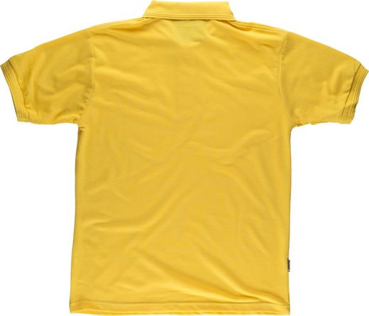 Kurzärmliges Poloshirt ohne Tasche Gelb