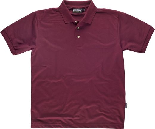 Polo marron à manches courtes