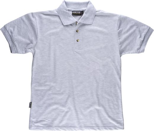 Polo manga corta sin bolsillo Gris vigore