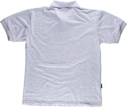 Kurzärmeliges Poloshirt Grau kräftig