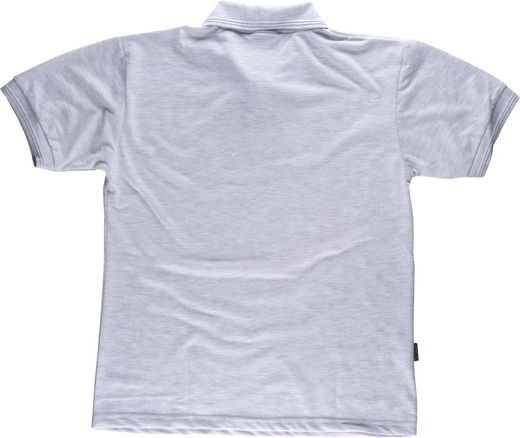 Kurzärmeliges Poloshirt Grau kräftig