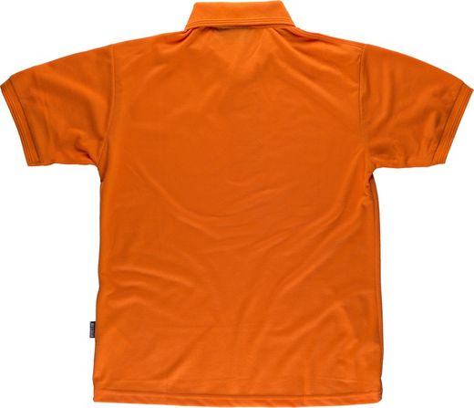Kurzarm Poloshirt ohne Tasche Orange