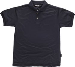 Polo manga corta sin bolsillo Negro