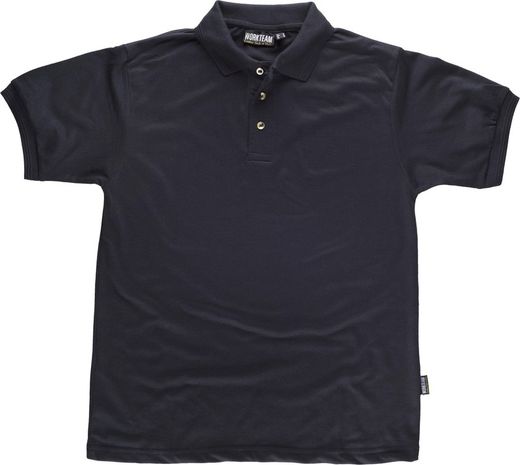 Polo manga corta sin bolsillo Negro