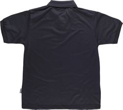 Camisa polo de manga curta sem bolso Preto