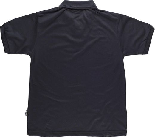 Camisa polo de manga curta sem bolso Preto