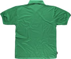 Flaschengrünes Kurzarm-Poloshirt