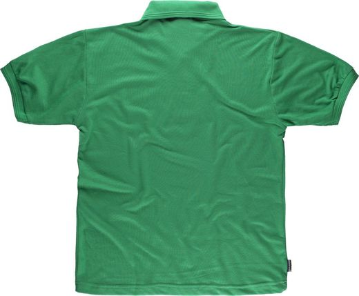Flaschengrünes Kurzarm-Poloshirt