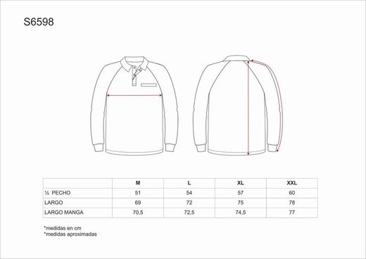 Langärmliges Poloshirt, 60% Modacryl 39% Baumwolle 1% antistatische Faser Navy