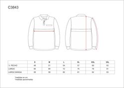 Langärmliges Poloshirt mit kombinierter Passe, Brusttasche Ein reflektierendes Klebeband Navy Orange AV