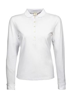 Polo da donna a maniche lunghe di lusso