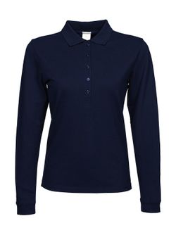 Polo da donna a maniche lunghe di lusso