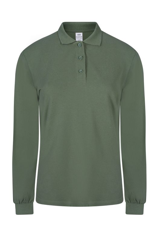Polo manga larga mujer