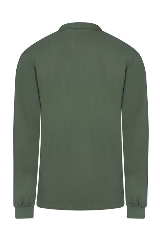 Polo manga larga mujer