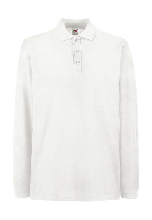 Premium Langarm Poloshirt