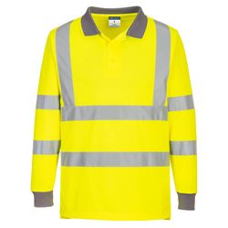 Eco Hi-Vis Polo Shirt L/S (6 Pack)
