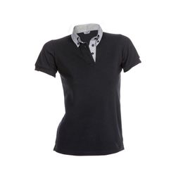 Polo Mujer M/C C/Camisero  Combi Cuadro Gales