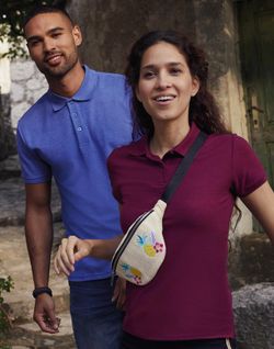 Polo piqué 65/35 mujer