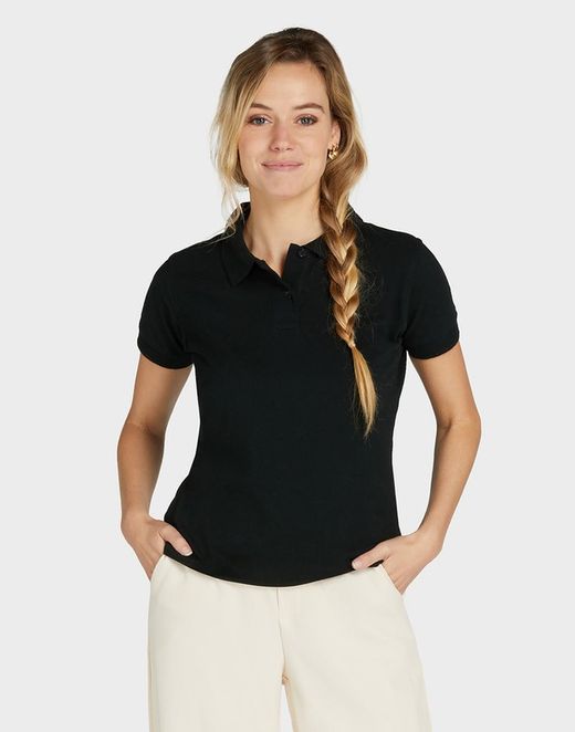 Polo da donna in piquet di cotone
